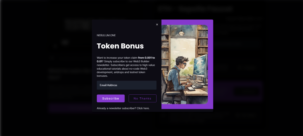 Sepolia token bonus